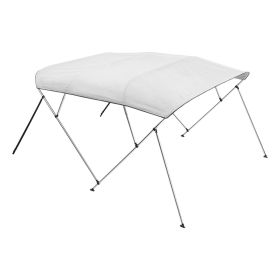 VEVOR 4 Bow Boat Bimini Tops, 600D Polyester Canopy with Aluminum Alloy Frame, Waterproof & Sun Shade Boat Awning Canopy with Storage Bag