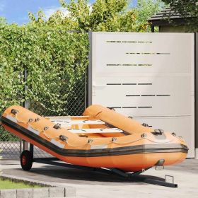 Boat Trailer Silver 118.90 x 42.13 x 16.54 in Steel