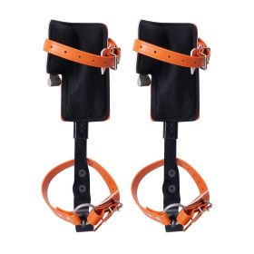 VEVOR Tree Climbing Spikes Set, 1 Pair Alloy Steel Climbing Spurs with Safety Rope and Safety Harness, 350lbs Load Capacity Tree Climbing Gear
